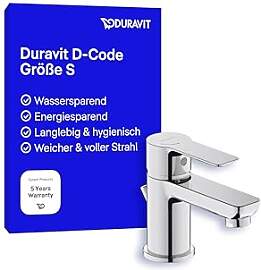 Duravit D-Code Waschtischarmatur, Größe S