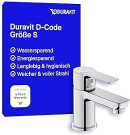 Duravit D-Code Waschtischarmatur, Größe S