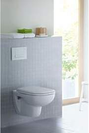 Duravit D-Code WC-Set 45700900A1 wandhängend, mit 