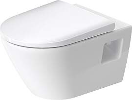 Duravit D-Neo WC-Set, WC wandhängend, WC-Sitz mit 