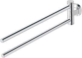 Duravit Handtuchhalter D-Code, zweiarmig,