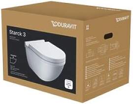 Duravit Starck 3 Wand-WC Set 42250900A1 weiß, mit 