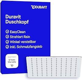 Duravit Universal Duschkopf aus Edelstahl,