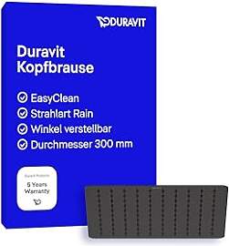 Duravit Universal Duschkopf aus Edelstahl,