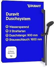 Duravit Universal Duschset, Duschkopf mit 3