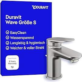 Duravit Wave Waschtischarmatur, Größe S (Auslauf 