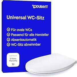 Duravit WC-Sitz Univavo, olaver WC-Sitz, Klobrille 