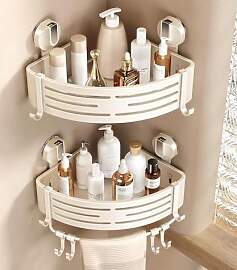 Duschablage Saugnapf Ohne Bohren, 2 Stück