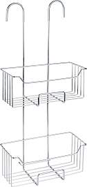 Duschablage WENKO "Milo", silber (caddy: 