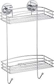 Duschablage WENKO "Wandregal", silber