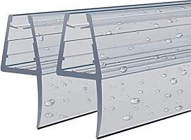 Duschdichtung 2x100cm, Weiche Kantenlünge 12mm,