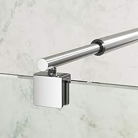 Dusche Einziehbar Stabilisator 73-123 cm, Silber
