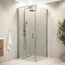 Duschkabine Vela – 90 x 200 – Chrom