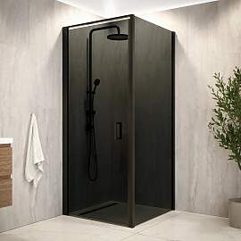 Duschkabine Vela – 90 x 200 – Rauchglas –