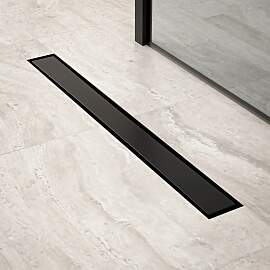 Duschrinne – 70 cm – Mattschwarz –