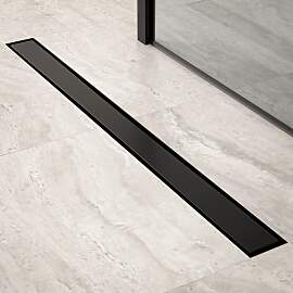 Duschrinne – 90 cm – Mattschwarz –