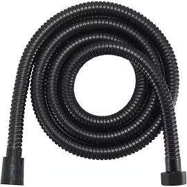 Duschschlauch 1,5m Schwarz, Brauseschlauch 150cm,