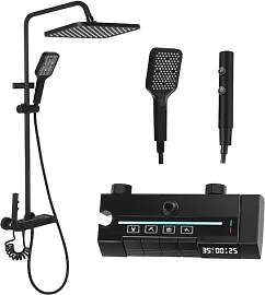 Duschsystem, 4 Strahlarten, Regendusche,