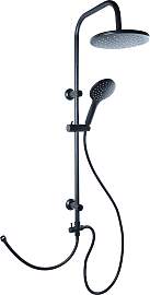 Duschsystem CORNAT, schwarz, T:33cm,