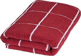 Duschtuch ROSS "Cashmere Überkaro", rot 
