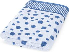 Duschtuch ROSS "Punkte, allover", blau,