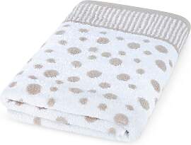 Duschtuch ROSS "Punkte, allover", camel, 