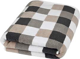 Duschtuch ROSS "Würfelfond", anthrazit, 