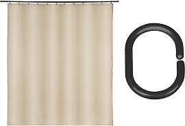 Duschvorhang "»Mayour«", beige,