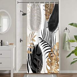 Duschvorhang Schmal 90x180cm, Uiiooazy