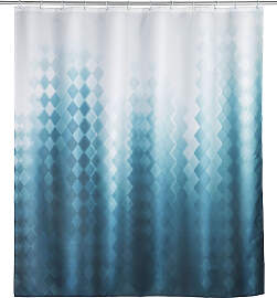 Duschvorhang WENKO "Alara", blau (alara