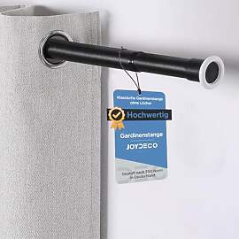 Duschvorhangstange ohne Bohren 360-410cm Ø32mm,