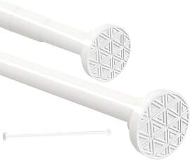 Duschvorhangstange ohne Bohren aus Edelstahl,