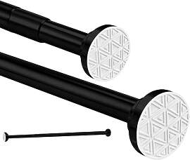 Duschvorhangstange ohne Bohren aus Edelstahl,