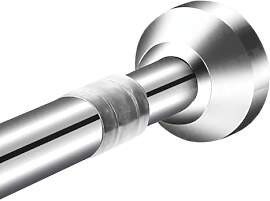 Duschvorhangstange ohne Bohren aus Edelstahl,