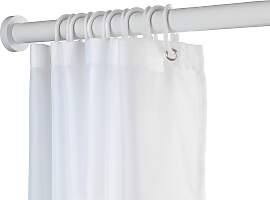 Duschvorhangstange WENKO "Luz", weiß,