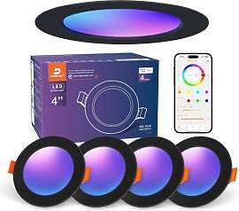 DUSKTEC LED Spots 230V RGB Dimmbar mit APP und