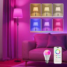 DUSKTEC Smart Stehlampe RGB Dimmbar mit APP und