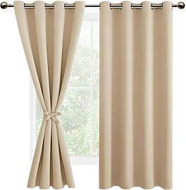 DWCN Thermovorhang Beige für Wonhzimmer,