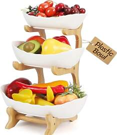 DWDHYEAN Obst Etagere Obstschale 3 Stöckig
