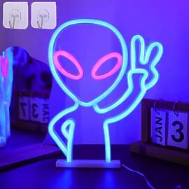 DWOOKE Alien Neonlichter,LED Neonschilder für