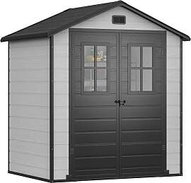 DWVO Gerätehaus Kunststoff 203x147x207 cm,