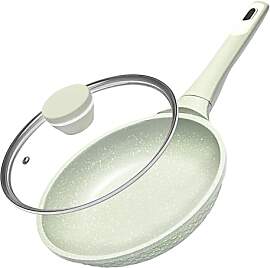 DYGG Antihaft Bratpfanne 20 cm mit Glasdeckel -