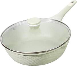 DYGG Schmorpfanne Wokpfanne mit Deckel 30 cm 5,5 L 