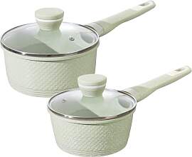 DYGG Stielkasserolle set 16+18 cm mit Deckel