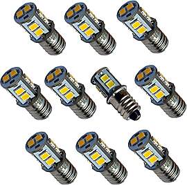 E10 LED 6V 10SMD Lampe Birne Schraubsockel