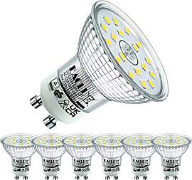 EACLL GU10 LED Kaltweiss 4.9 Watt Ersetzt 75W