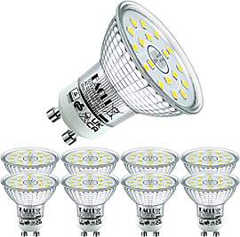 EACLL GU10 LED Kaltweiss 4.9W Ersetzt 75W Halogen