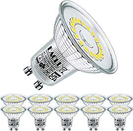 EACLL GU10 LED Kaltweiss 6.5W Ersetzt 100W Halogen 
