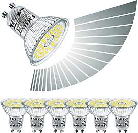 EACLL GU10 LED Kaltweiss 6W Stufenlos Dimmbar