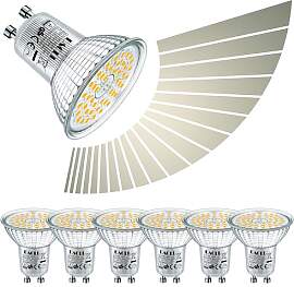 EACLL GU10 LED Neutralwiss 6W Stufenlos Dimmbar